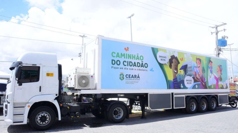 De segunda a sábado, Caminhão do Cidadão percorre seis municípios