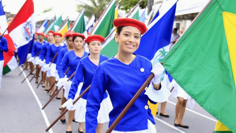 Mais de dois mil estudantes participam do Desfile Cívico nesta segunda-feira, 16