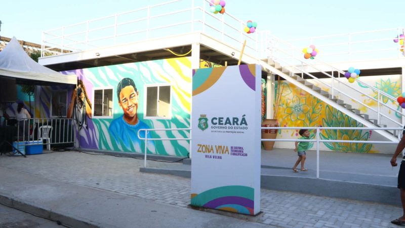 Governo do Ceará entrega Zona Viva de Cultura, Tecnologia e Qualificação do bairro Vila Velha, em Fortaleza