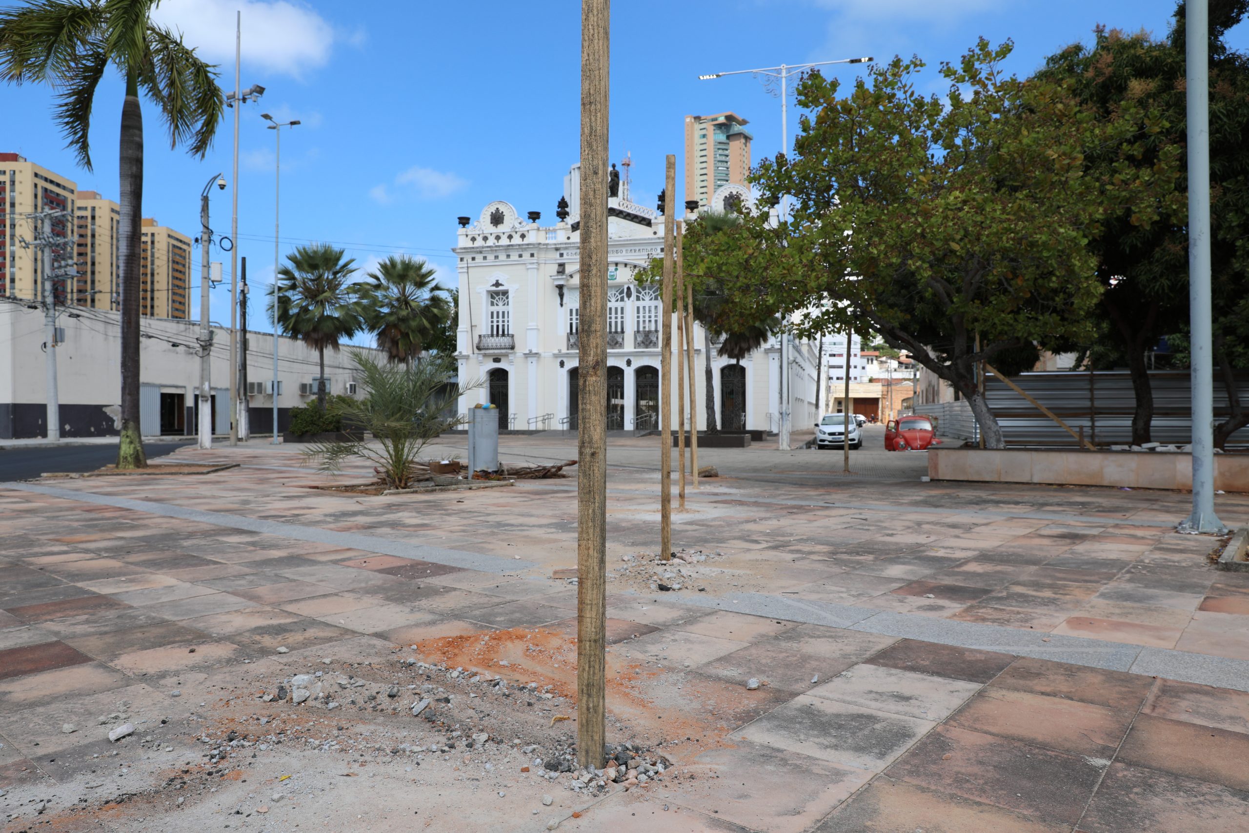 Governo do RN retoma obras de requalificação de praças históricas em Natal