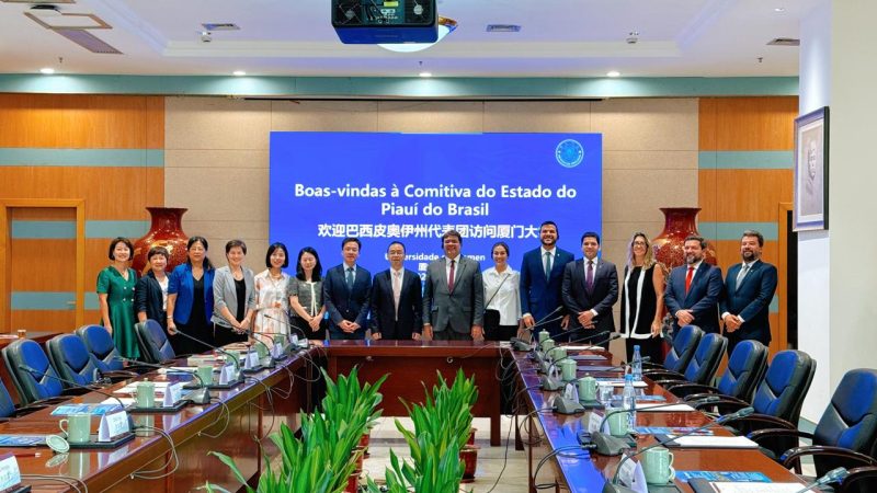 Governador avança nas negociações para intercâmbio educacional em 2025, na Universidade de Xiamen, na China