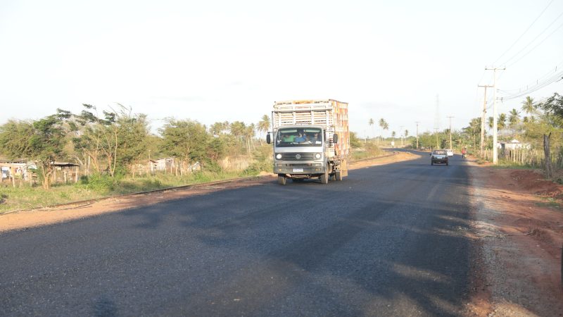 Em Ceará-Mirim, governo do RN conclui pavimentação da RN-307