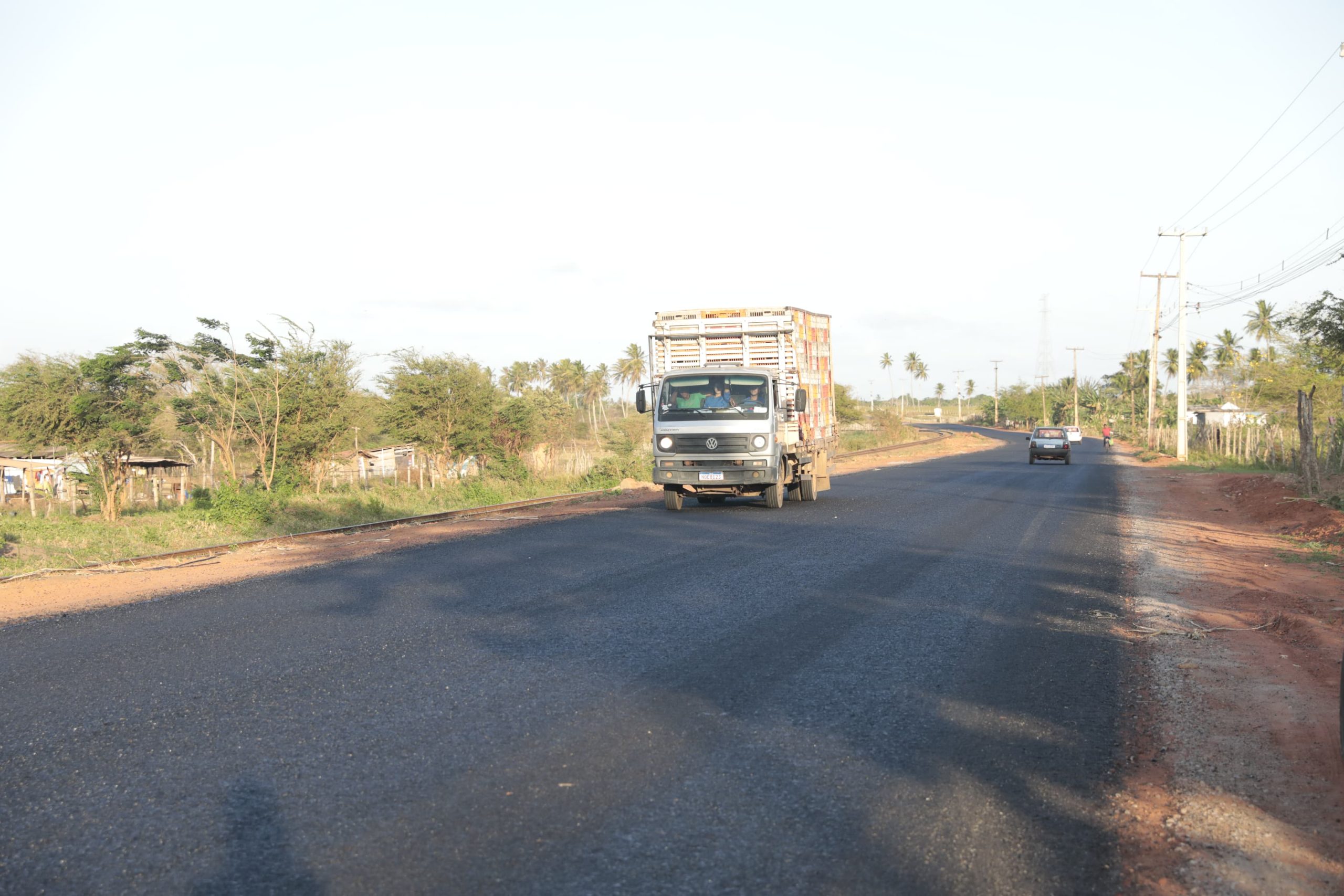 Em Ceará-Mirim, governo do RN conclui pavimentação da RN-307