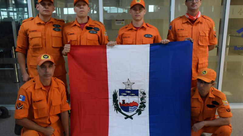 Bombeiros enviados para combater queimadas no Norte do Brasil retornam para Alagoas