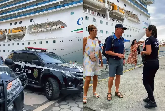 Polícia Civil garante segurança a turistas da temporada de cruzeiros em Maceió