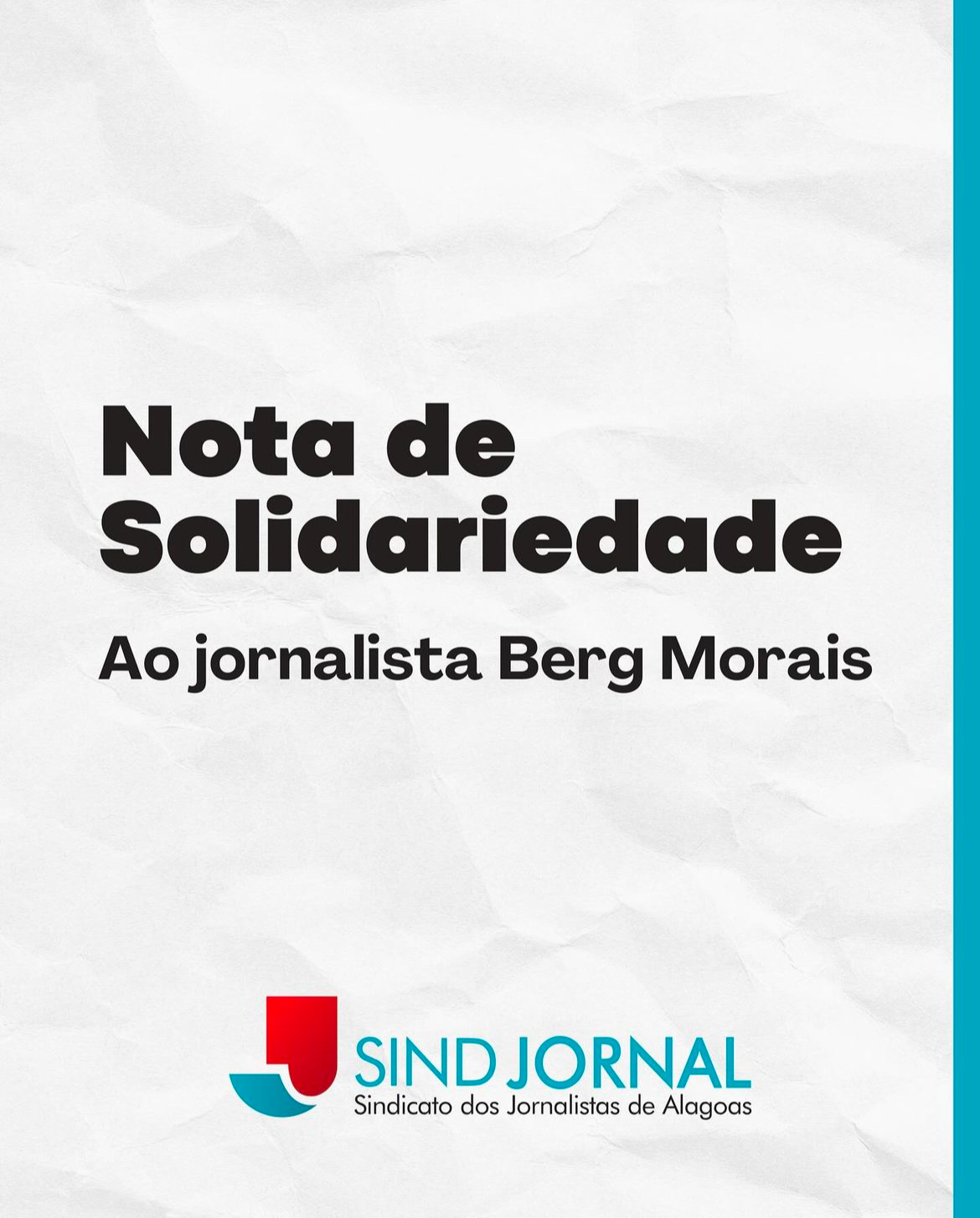 Nota de Solidariedade