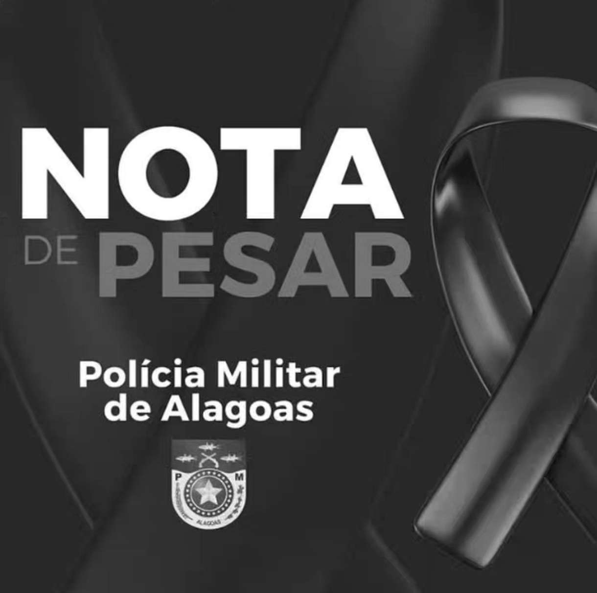 Nota de Pesar – 1° Sgt Oliveira e 2° Sgt Braulino PM Alagoas