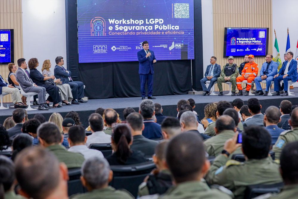 Em evento sobre segurança, Rafael Fonteles destaca investimentos em tecnologia para o combate ao crime