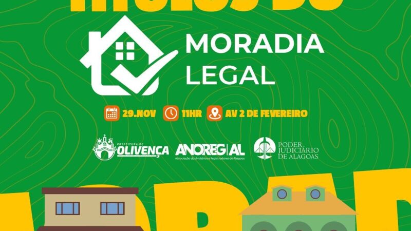 População de Olivença será contemplada com Projeto Moradia Legal do Poder Judiciário de Alagoas