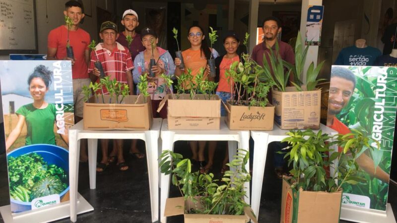 Sistema para reaproveitamento de água beneficia agricultura familiar no sertão do Piauí