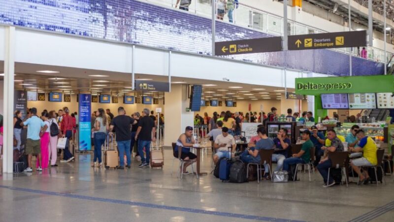 Fluxo de passageiros no Aeroporto de Aracaju teve aumento de 10% em dezembro