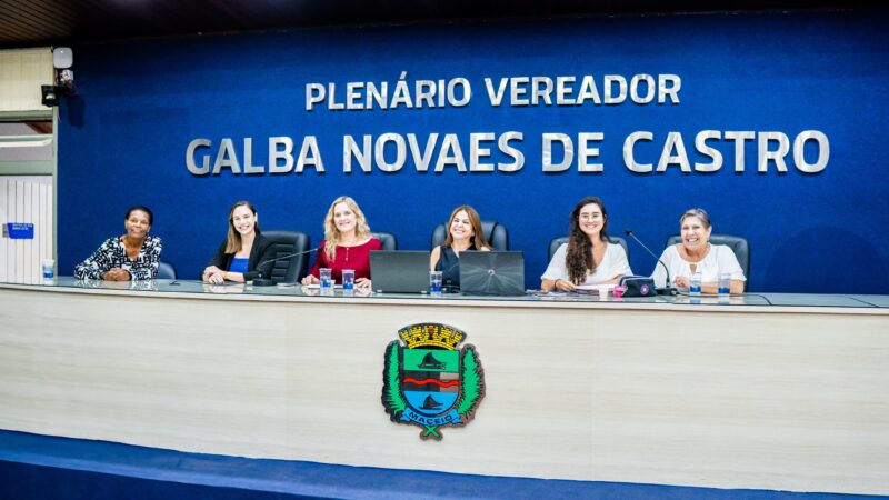 Em homenagem ao Dia Internacional da Mulher, vereadoras comandam sessão da Câmara Municipal