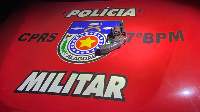 Batalhões da PM-AL apreendem armas de fogo em Carneiros e Anadia