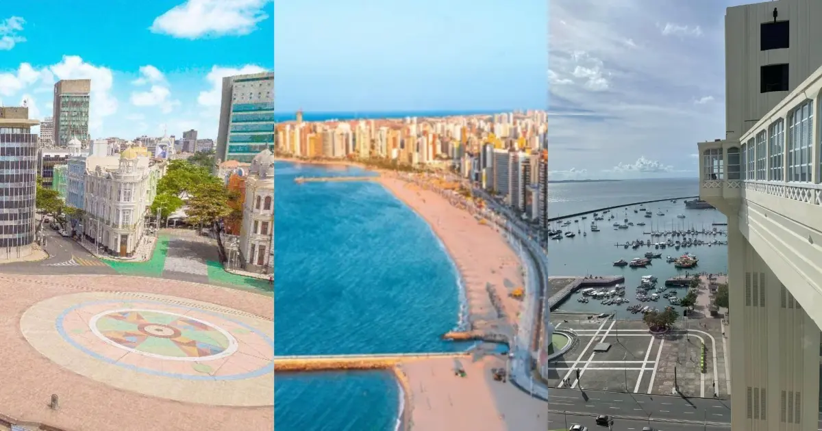 Salvador fica atrás de Fortaleza e Recife em ranking de cidades mais influentes do Brasil e Nordeste