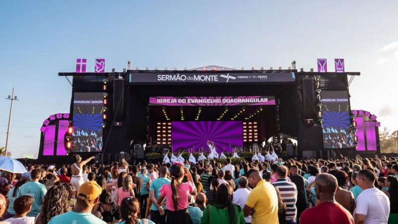 Sermão do Monte 2025 acontece em Aracaju com a Paixão de Cristo e show de Valesca Mayssa