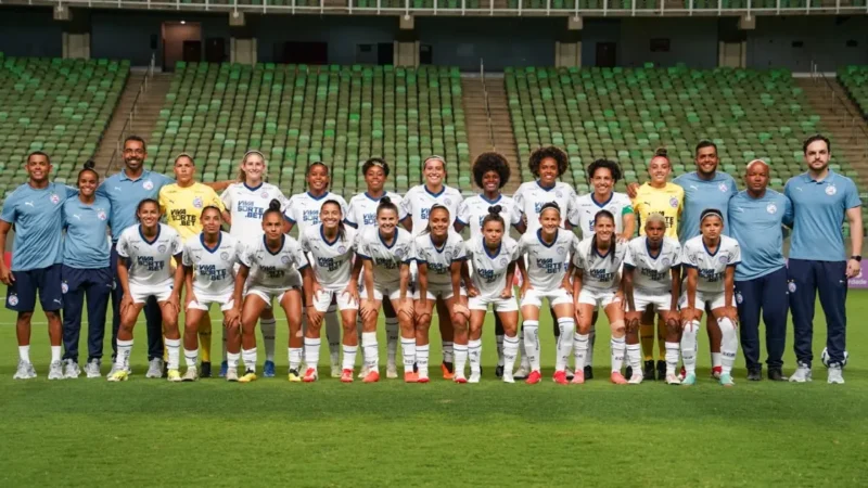 Feminino: Bahia sai na frente, tem goleira expulsa e sofre empate do América-MG pelo Brasileirão