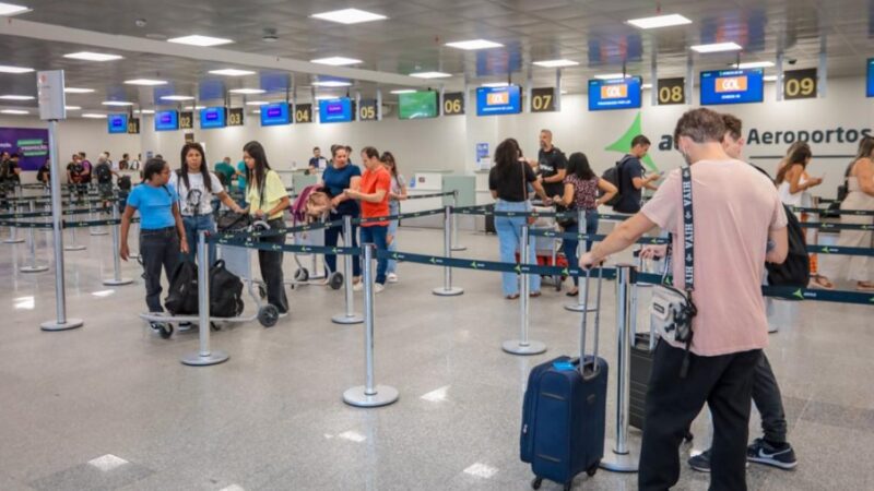 Aeroporto de Aracaju apresenta crescimento de 5,1% no fluxo de passageiros em março