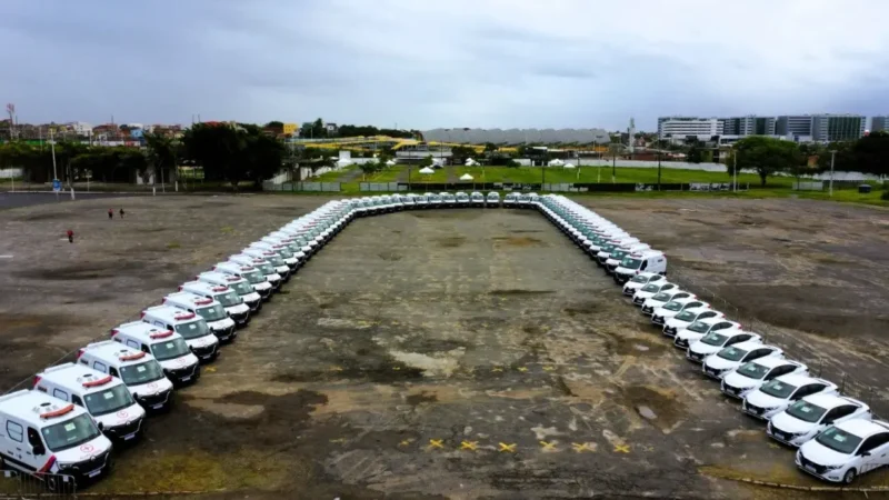Governo entrega 72 novos veículos para a saúde e ultrapassa R$ 196 milhões na renovação da frota em toda a Bahia