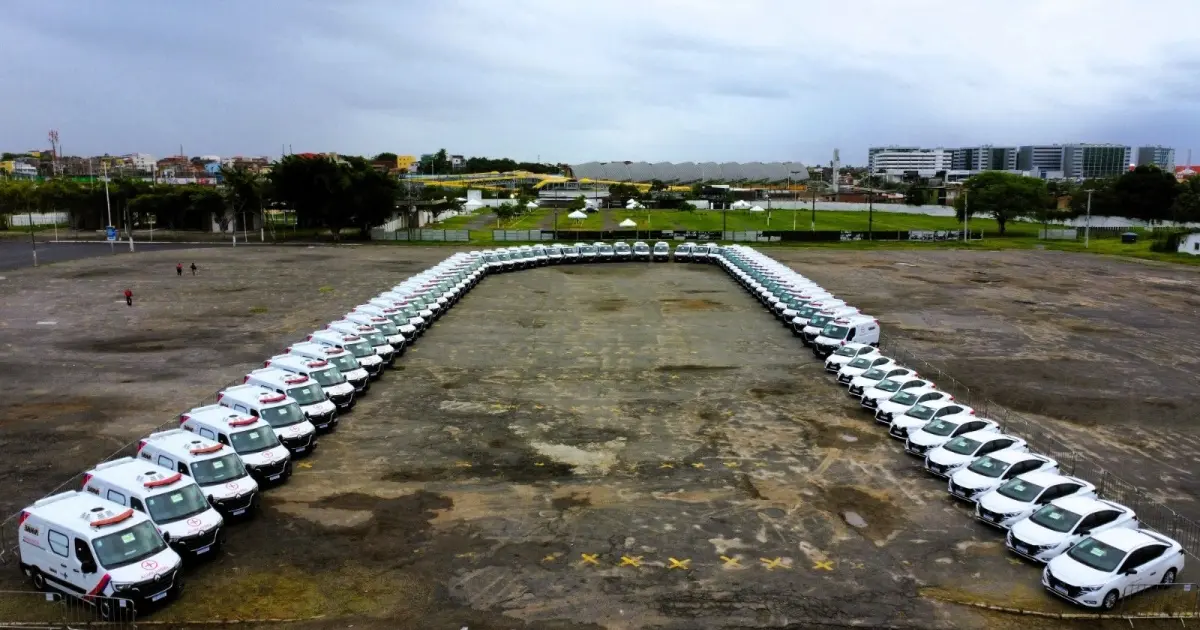 Governo entrega 72 novos veículos para a saúde e ultrapassa R$ 196 milhões na renovação da frota em toda a Bahia