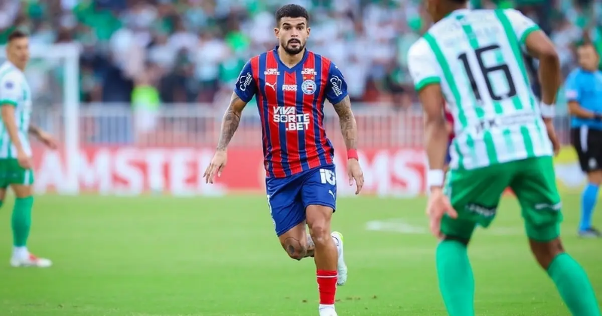 Jogando na Colômbia, Bahia perde para o Atlético Nacional e se complica na Libertadores