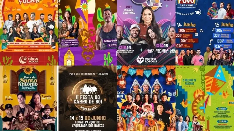 São João no Médio Sertão Alagoano: Confira a Programação Musical das Cidades