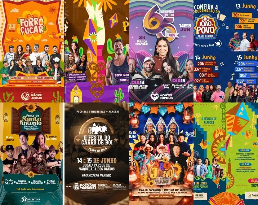 São João no Médio Sertão Alagoano: Confira a Programação Musical das Cidades