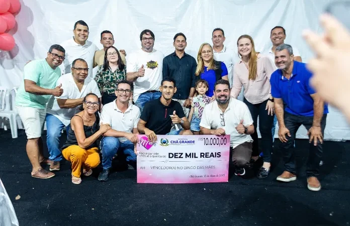 Chã Grande realiza super bingo das mães e distribui mais de 80 prêmios, incluindo R$ 10 mil em dinheiro