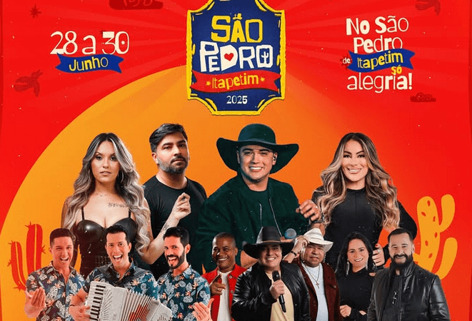 Prefeitura divulga programação do São Pedro de Itapetim