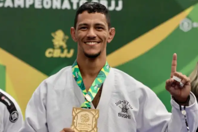 Geneci Júnior conquista título nacional de Jiu-Jitsu e entra para a história da modalidade