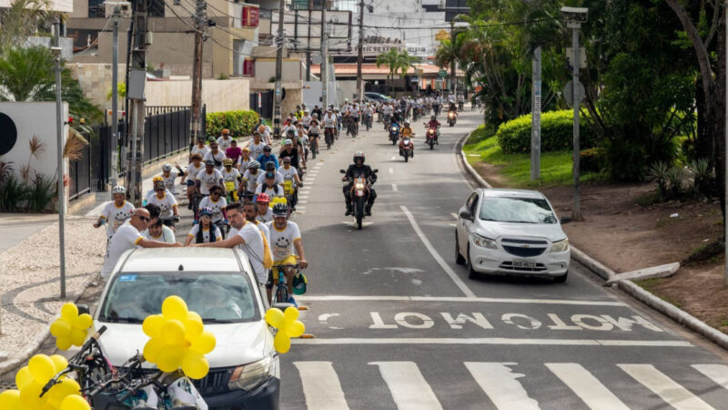 Secretaria de Estado da Saúde promove Passeio Ciclístico para conscientizar sobre segurança no trânsito