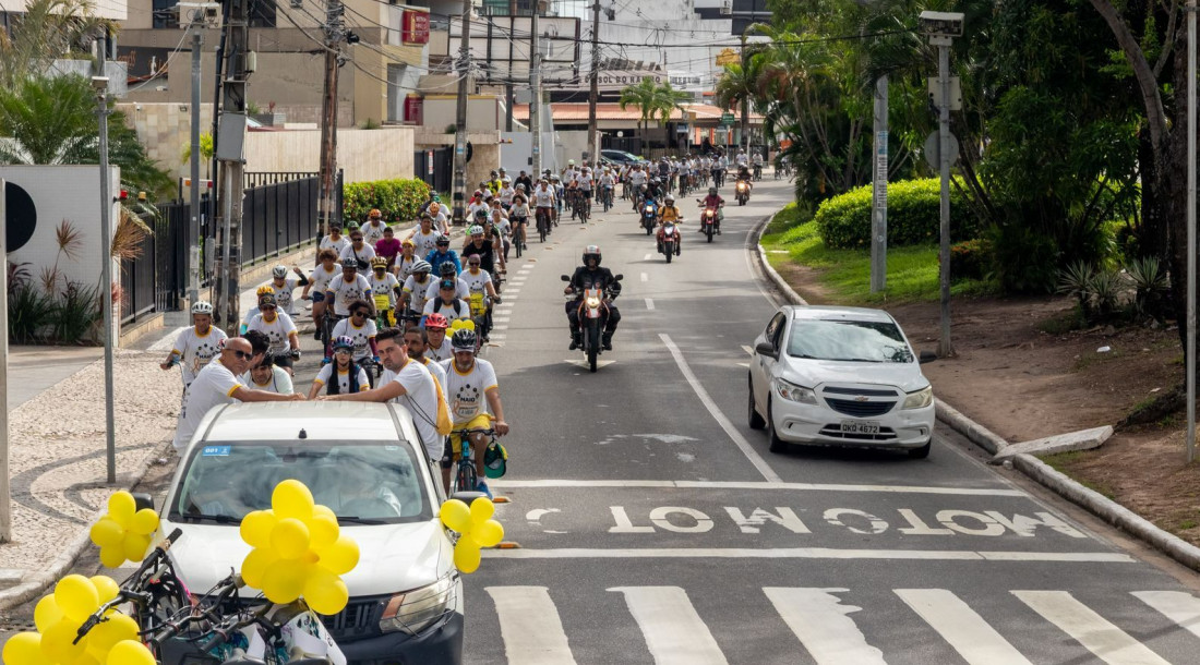 Secretaria de Estado da Saúde promove Passeio Ciclístico para conscientizar sobre segurança no trânsito