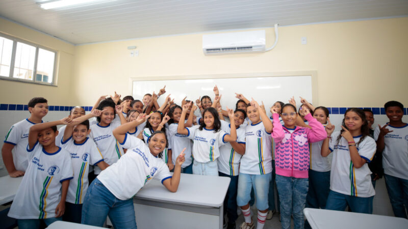 Governo de Sergipe alcança marco de 200 escolas climatizadas em 29 meses de gestão