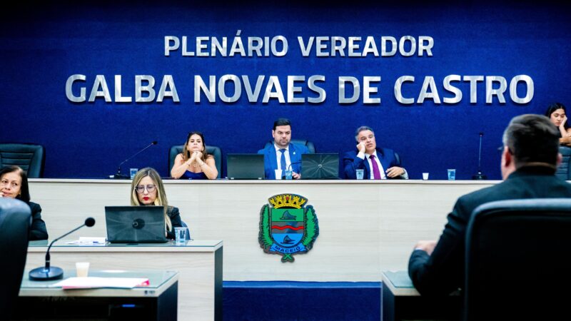 Câmara Municipal define calendário para indicação de emendas e votação da LDO