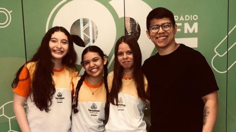 Alunas de escola pública de Fortaleza são ‘melhor equipe do NE’ e vão à final de Olimpíada Nacional