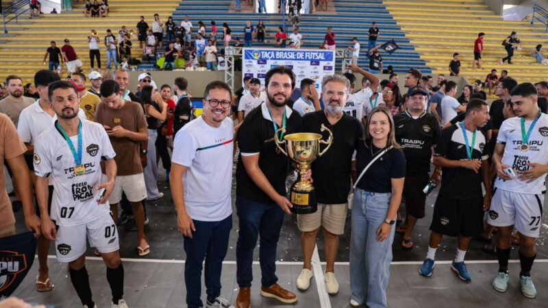 Esporte Clube Traipu conquista título inédito da Taça Brasil de Futsal