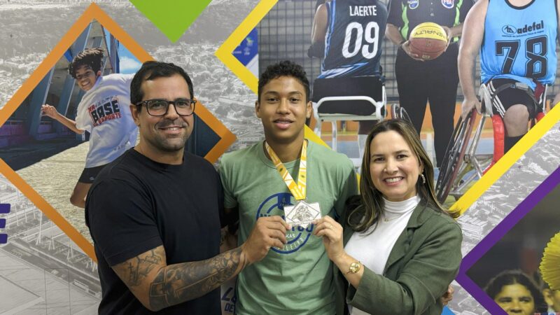 Com apoio da Selaj, atleta conquista prata no Brasileiro Sub-15 e vaga no Bolsa Atleta Nacional