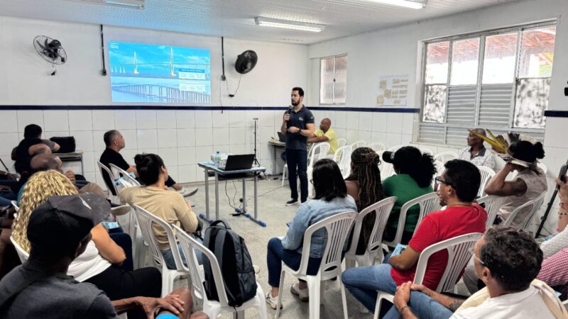 Pescadores e marisqueiras de Itaparica participam de novo encontro sobre a construção da ponte neste sábado (26)