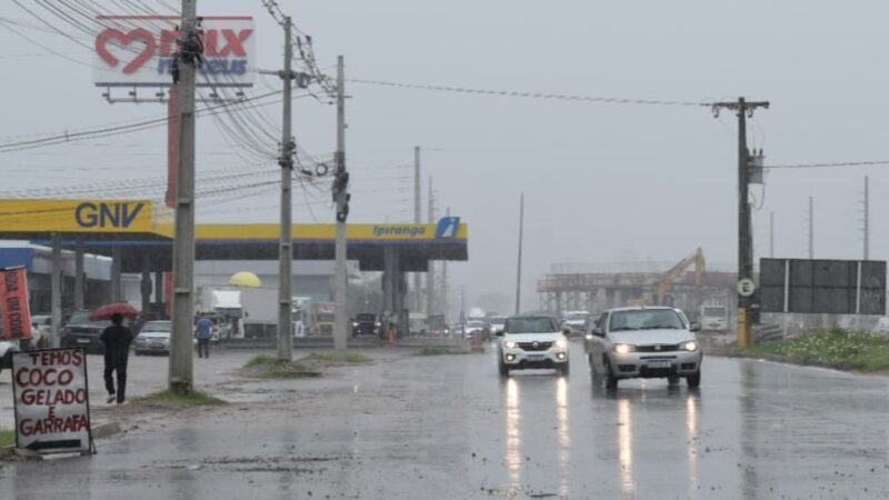 Inmet divulga alerta de chuva de até 50mm nas próximas horas para João Pessoa e outras cidades do litoral paraibano