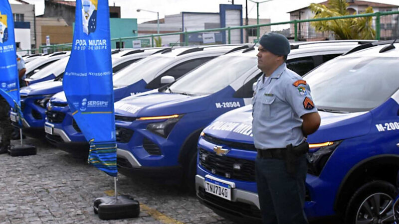 Polícia Militar de Sergipe recebe mais 50 novas viaturas para ampliação dos serviços operacional e administrativo