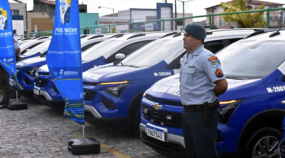 Polícia Militar de Sergipe recebe mais 50 novas viaturas para ampliação dos serviços operacional e administrativo