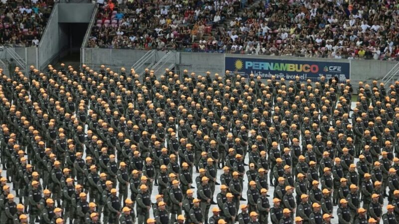 Formatura de policiais: Pernambuco contará com 2.299 novos militares nas ruas a partir de segunda