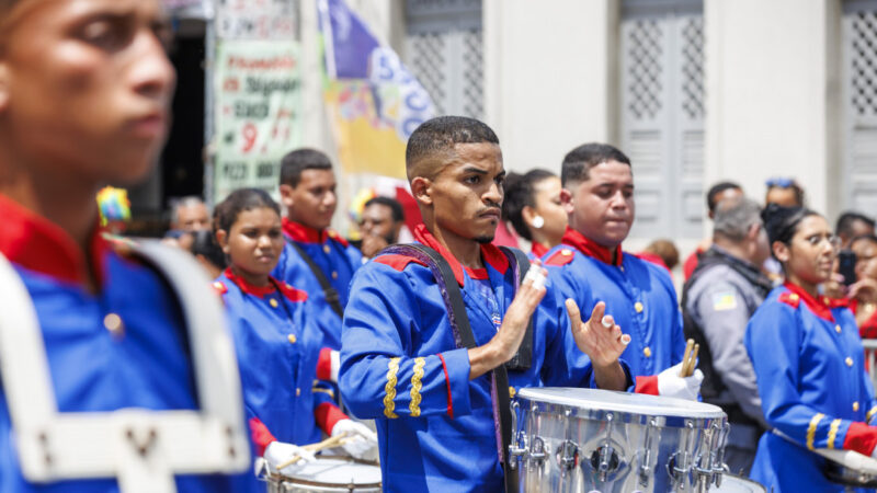 Ensaio Geral de Bandas Marciais movimenta os bairros Augusto Franco e Siqueira Campos