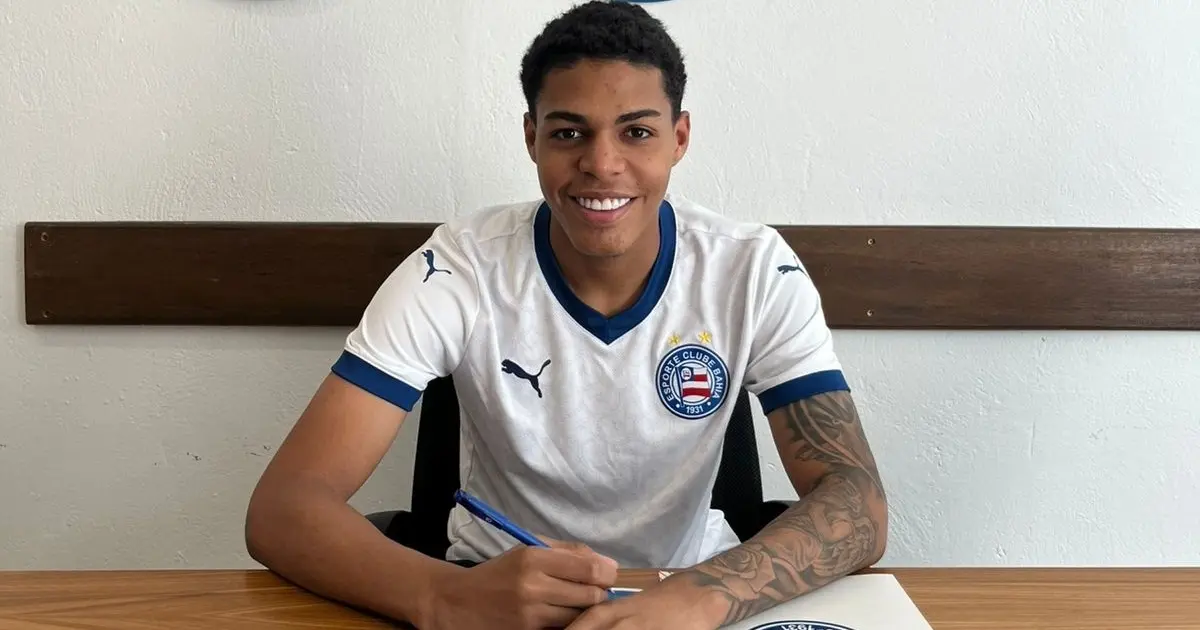 Bahia contrata Caio Suassuna, sobrinho-neto de Ariano Suassuna, para o Sub-20