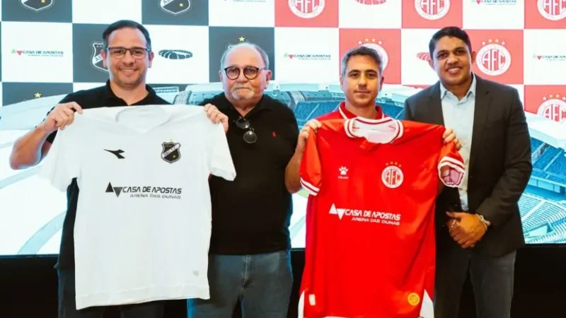 Casa de Apostas Arena das Dunas anuncia patrocínio para ABC e América