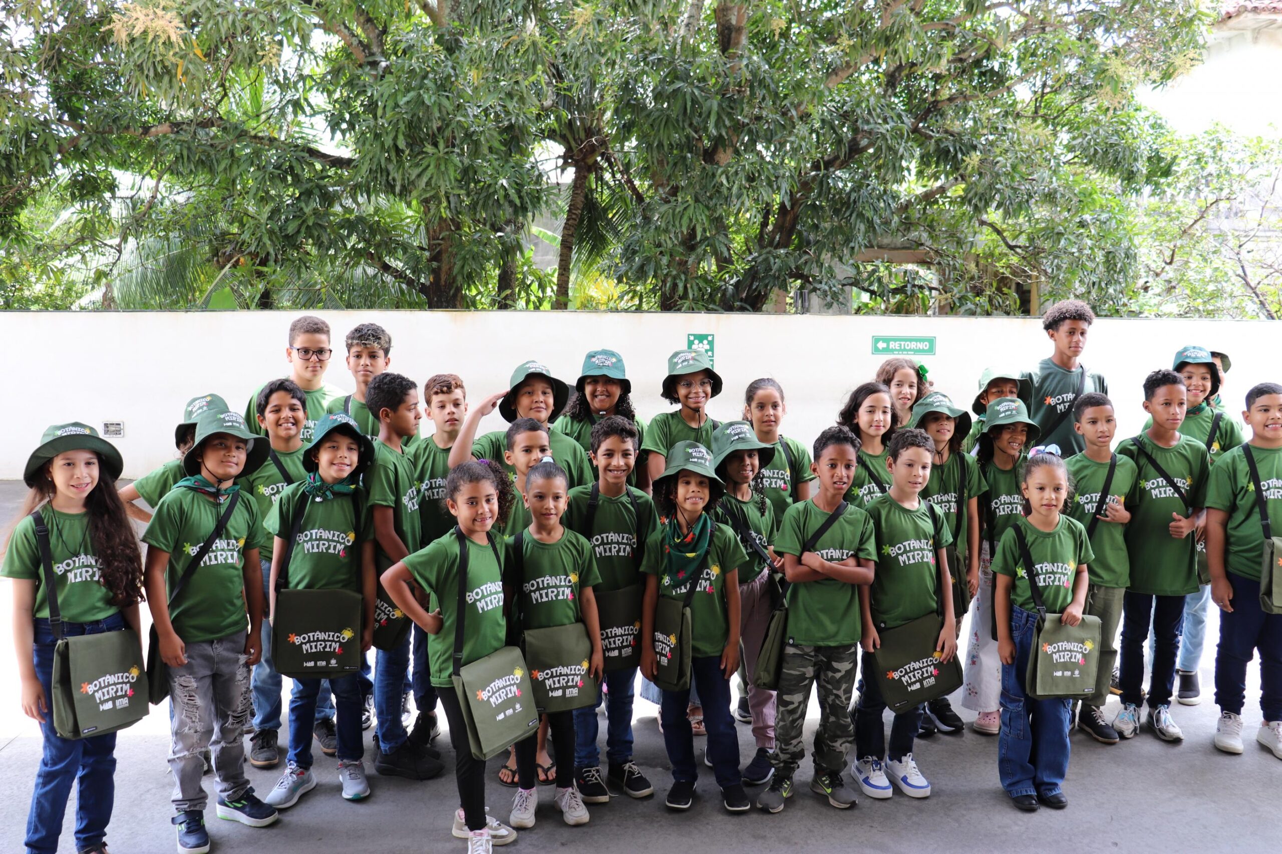 Botânico Mirim: Crianças participam de abertura da 4ª edição do projeto do IMA
