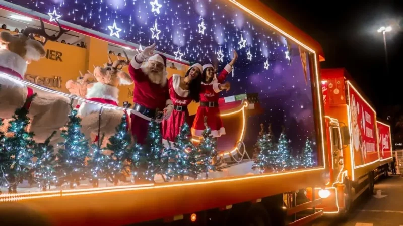 Caravana de Natal da Coca-Cola antecipa passagem por Salvador; confira nova data