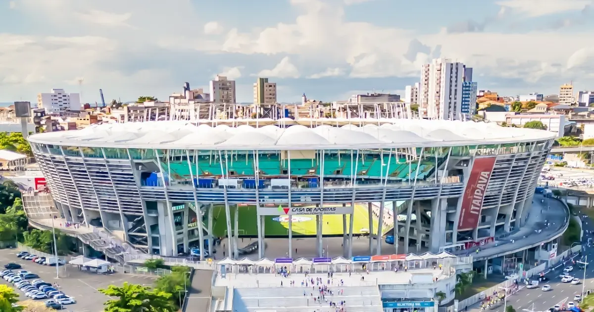Arena Fonte Nova estreia Wi-Fi 6.0 gratuito para torcedores no jogo Bahia x Sport; saiba como usar