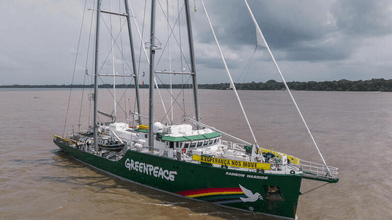 Navio do Greenpeace terá visitação pública no Recife neste fim de semana