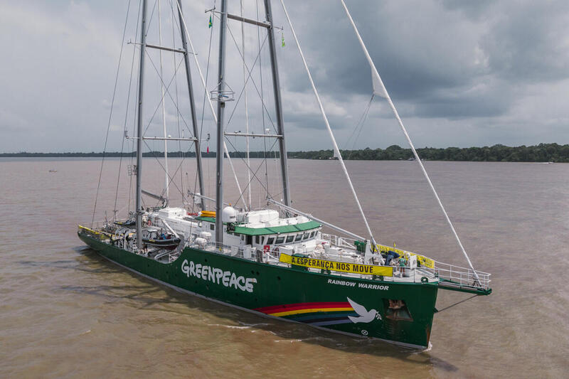 Navio do Greenpeace terá visitação pública no Recife neste fim de semana