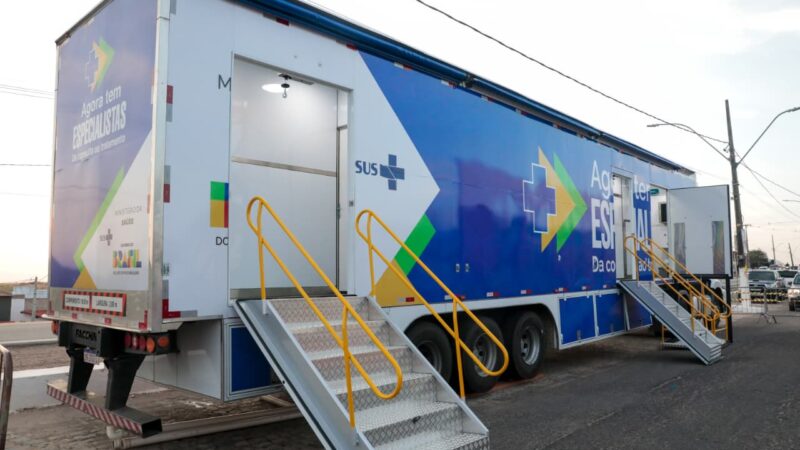 Santa Cruz recebe unidade móvel de oftalmologia para atender 21 municípios do RN